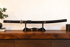 Japanese Katana Sword – Purchased in Japan (2015) – Blade with Display Stand picture