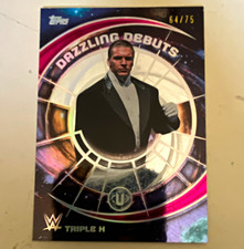2026 Topps WWE Triple H Dazzling Debuts dd-15 Serial #64/75 picture