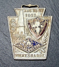 1925 PATRIOTIC ORDER SONS OF AMERICA WILKES BARRE METAL FOB P237 picture
