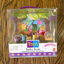 Mattel Disney Winnie the Pooh Friendly Places Pooh’s Picnic Figure Playset 1999 picture