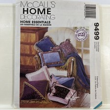 1998 McCall's 9499 Home Essentials Vintage Sewing Pattern picture