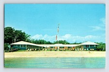 Postcard New York Greenport NY Silver Sands Motel 1970s Unposted Chrome picture