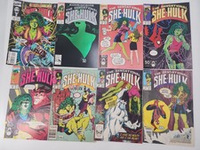 Bundle Lot of 8 Marvel Sensational She Hulk Comic Books 3 7 9 28 29 31 50 54 picture