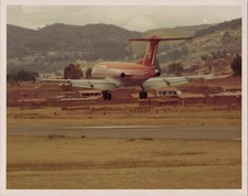 AEROPERU F-28 FOKKER FELLOWSHIP OB-R-1020 LARGE VINTAGE PHOTO CRASHED picture