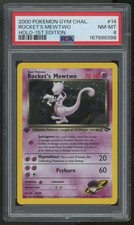 2000 Pokemon Team Rocket's Mewtwo Gym Challenge 1st Edition Holo #14 PSA 8 picture