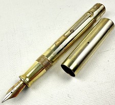 Vintage Sheaffer’s Gold Filled Ring Top  Fountain Pen 14k Gold #3 Nib New Sac picture