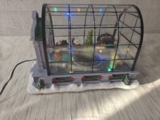 Holiday Time Village Greenhouse Light Up Christmas Village Music Lights No Box picture