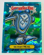 2022 Garbage Pail Sapphire Silvery Neal 214b Aqua #06/20 picture