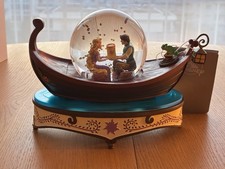 2026 Disneyland Paris Euro Tangled Rapunzel Glass Musical Snow globe New In Box picture