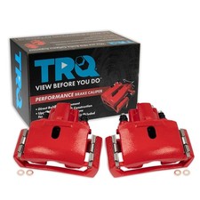 TRQ Performance Rear Brake Caliper Set Painted Red picture