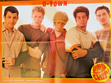 NSYNC O-Town Double-Sided Poster 16x21 – Pop Star 2001 (Preowned) picture
