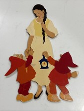 Heller Wooden Snow White Wall Art Storybook Fairy Tale 1968 1969 W Germany C picture