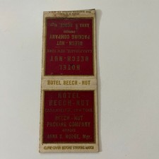 Hotel Beech-Nut Anna S. Rodge New York NY Vintage Matchbook Cover SMB24-4 picture