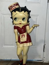 Betty Boob 36” Large Retro Diner Cafe Statue Figurine picture