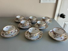 SCHUMANN BAVARIA EMPRESS DRESDEN FLOWERS CUP & SAUCER SET (GERMANY) picture