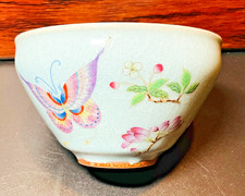 Authentic Hand Painted JianZhan Butterfly Tea Cup by Master Wu Jingen picture