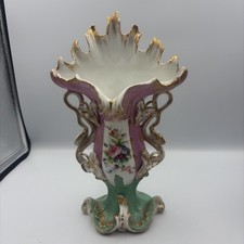 Victorian Paris Style Porcelain Spill Vase 12