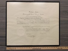 Richard M Nixon Signed Appointment with Presidential Seal & Secretary of State picture