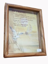Vintage Abbey Press Christian Shadow Box Wall Decor 