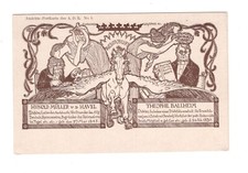 Julius Stinde and Müller Hunold v d Havel Germany art nouveau postcard c1906 picture