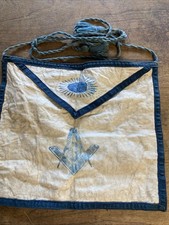 Antique 1940s Masonic Apron From Fulton Ky. picture