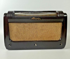 Vintage 1950 Arvin 360-TFM Bakelite AM FM Tube Radio Art Deco Parts Restore picture