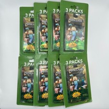 Lot Of (24) Minecraft Collectible Sticker Card Booster Packs In Blisters 2015 picture