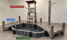 Spirit Halloween 2026 Camp Harbor Lake ISE Dock & Lifeguard Display + Props picture