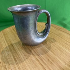 VTG Duratale by Leonard Pewter French Horn Mug Stein Tankard Cup Goblet Italy picture
