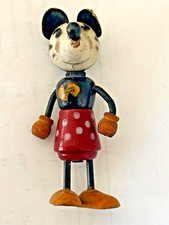1930s Walt Disney Minnie Mouse Fun-E-Flex Wooden Figure 3.5