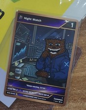 FUZZYCARDS 1st Edition - Night Watch - Card 39/150 - Mint Condition picture
