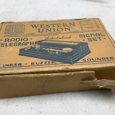 H.F Mack No. 164 Western Union Radio Telegraph Signal Set Morse Code Blinks Buzz picture