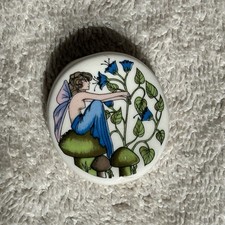 Vintage 1970s NIKI Ceramic Smoking Stone – Fairy & Magic Mushroom Head picture