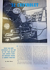 Road Test 1952 Chevrolet Automobile picture