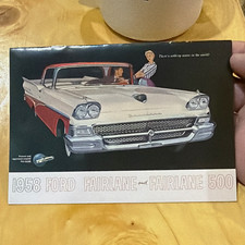 1958 Ford Fairlane & Fairlane 500 Sales Brochure Catalog LEF-05261-01 picture