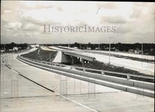 1961 Press Photo North-South Expressway at 36th Street interchange in Miami, FL picture