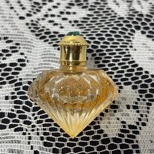 Faberge Grace De Monaco Vintage Parfum Splash Green Jewel Top  Bottle 0.25oz picture