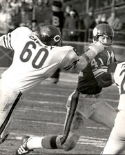 LD263 Original Photo LEE ROY CAFFEY CHICAGO BEARS MINNESOTA VIKINGS DAVE OSBORN picture