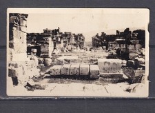 LEBANON, BAALBEK, c1915 Photograph of Ruins, 10.7mm. x 6.8mm. picture