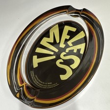 Nat Sherman Timeless Crystal Glass Ashtray - Brown - New picture