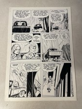 BIONIC WOMAN #5 ORIGINAL comic ART 1978 LINDSAY WAGNER tv OSI AGENT SOMMERS picture