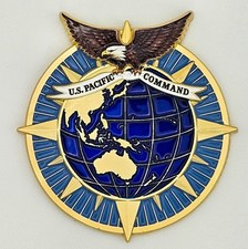 USPACOM Pacific Command Joint Service Hawaii Military Challenge Coin picture
