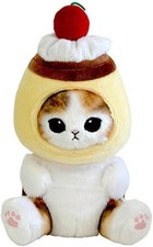 Mofusand Potetama Plush Pudding Cat Costume Cat Stuffed Animal picture