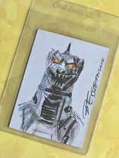 2006 GODZILLA KING OF MONSTERS BOB EGGLETON SKETCH CARD KIRYU 1/1 NM/M picture