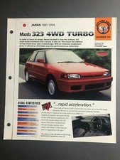 1985 - 1994 Mazda 323 4WD Turbo Coupe IMP