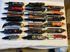 Wholesale Bulk Lot of 300  Brand New in the Box Tactical Folding Pocket Knives picture