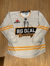 Spittin Chiclets Big Deal Brewing Hockey Jersey Biznasty Paul Bissonnette XL picture
