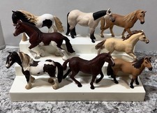 Lot of Schleich Horse Model Toys Am Limes 69 Romania China Tunisia Little Buster picture