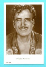 DOUGLAS FAIRBANKS # 3243/2 VINTAGE PHOTO PC. PUBLISHER GERMANY 704 picture