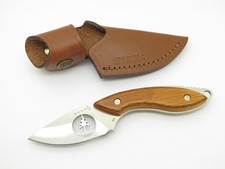 Vtg 2005 Buck 196 Mini Alpha Hunter Idaho Stamp Tree Cutout Fixed Blade Knife picture